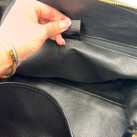 Celine Vintage Macadam Boston Bag Triomphe Canvas - Picture 11 of 14